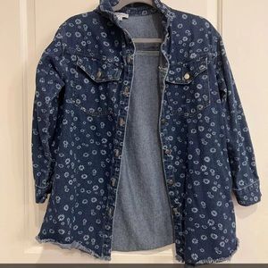 Poligram Jean flower Jacket
